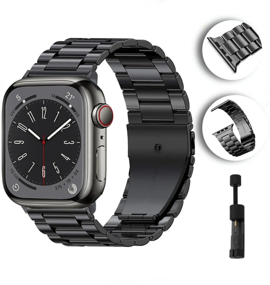Metal strap For Apple watch Stainless steel high-end wristband