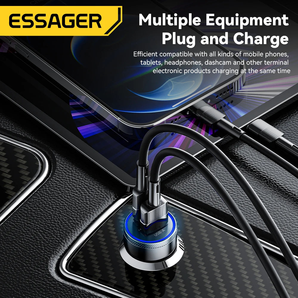 Essager 54W USB Car Charger 5A